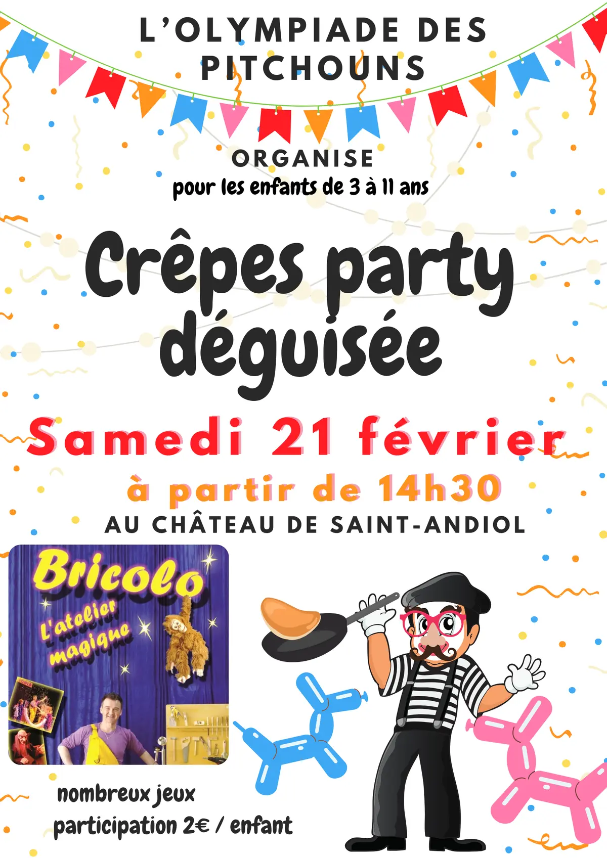Crêpes party déguisée