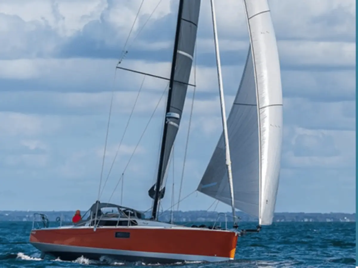 Croisière au coucher du soleil en voilier de Port-la-Forêt (29)