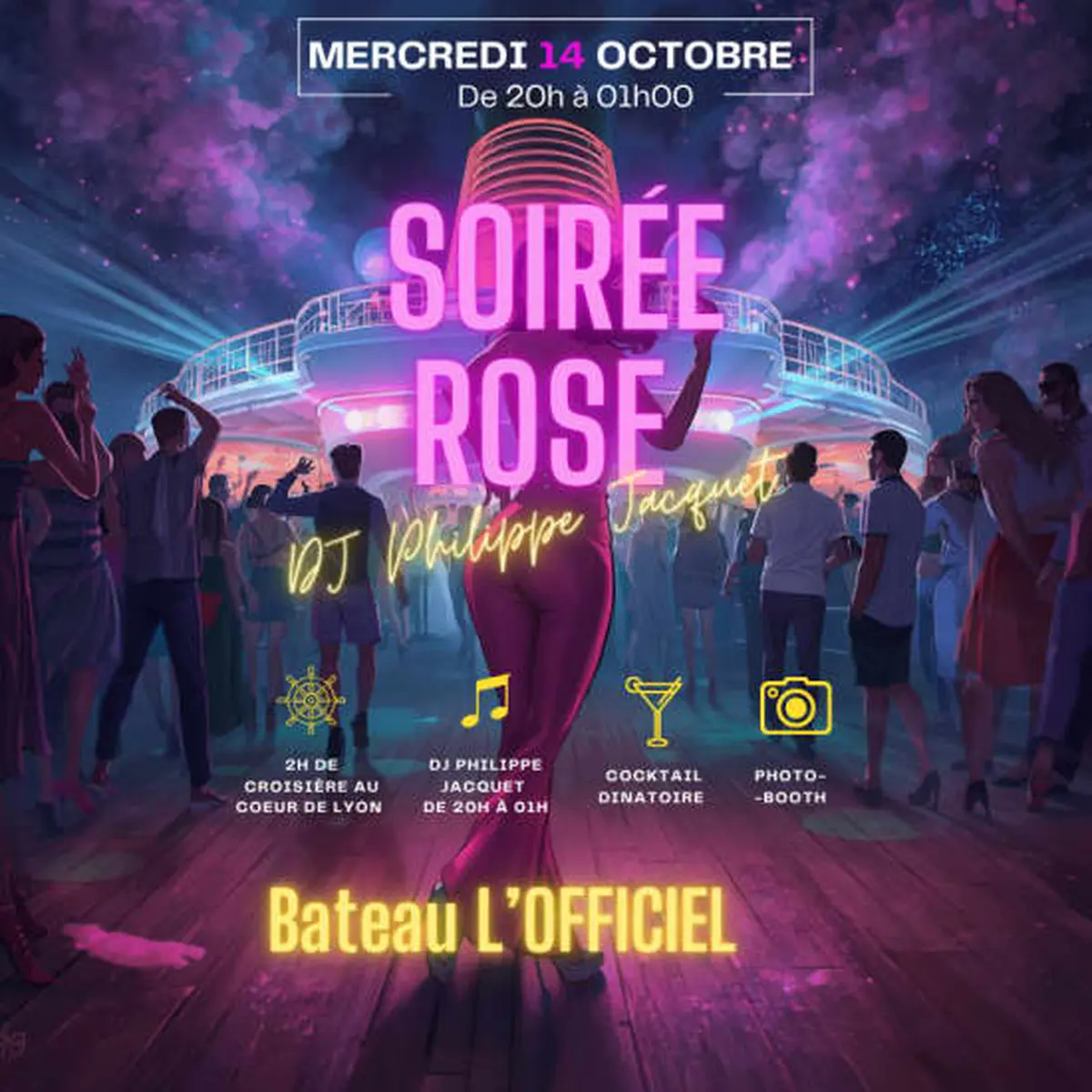 Croisière soirée R O S E - 2ème édition
