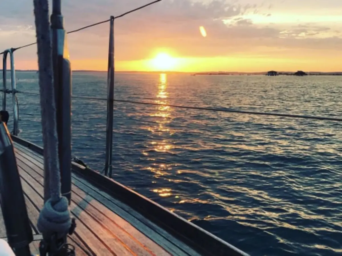Croisière Sunset en voilier sur le bassin d'Arcachon