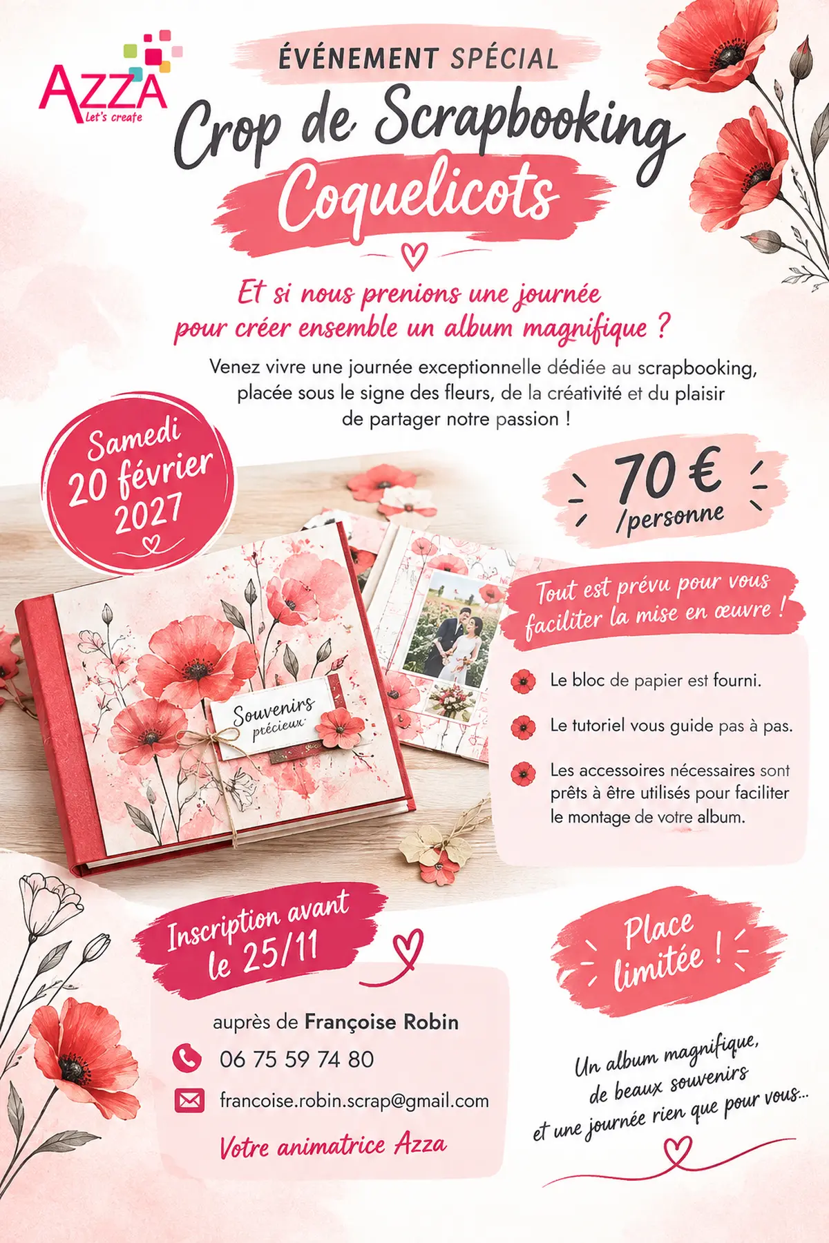 Crop partie Scrapbooking (confection d'un album)