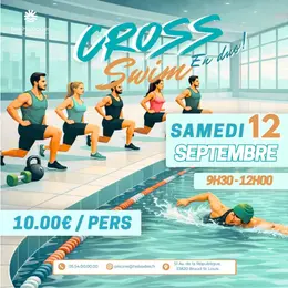 Cross swim à la piscine les Héléades