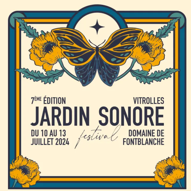 L\'affiche de l\'édition 2024 du Festival Jardin Sonore