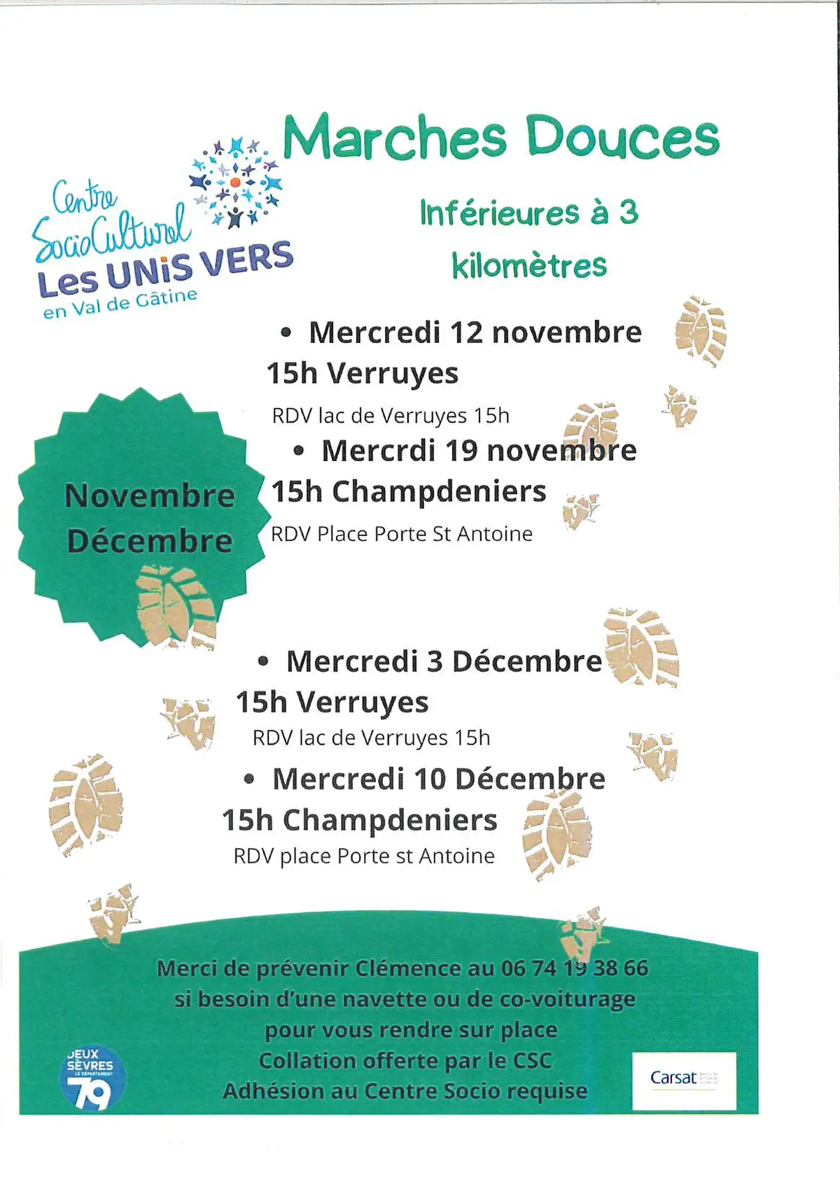 CSC : Marches douces