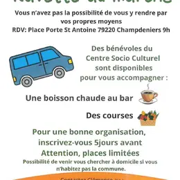 CSC : Navette pour le marché Coulonges/l'Autize