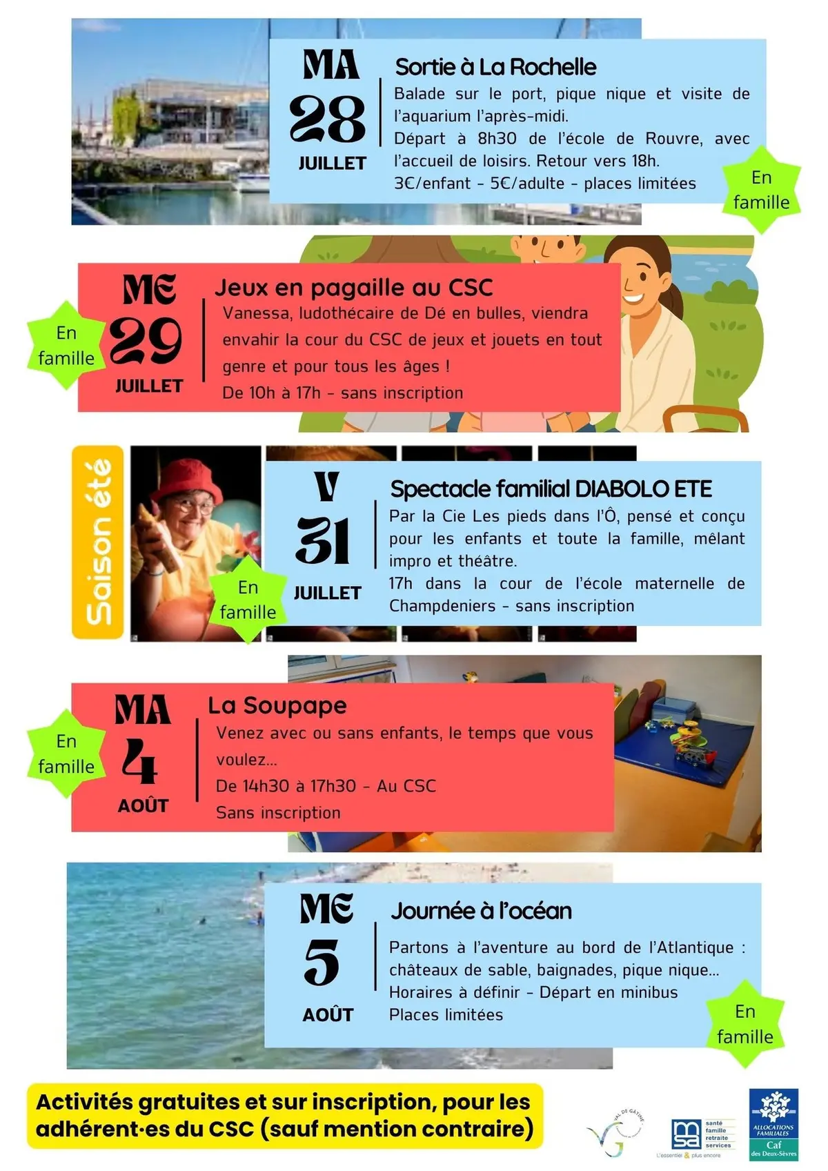 CSC : Spectacle familial DIABOLO ETE