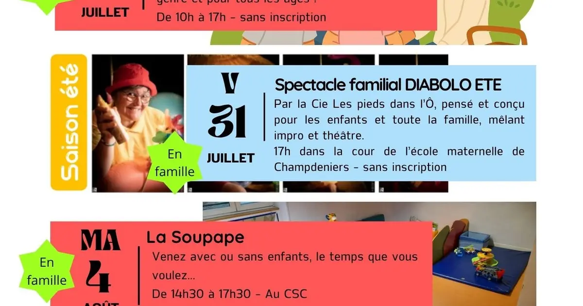 CSC : Spectacle familial DIABOLO ETE