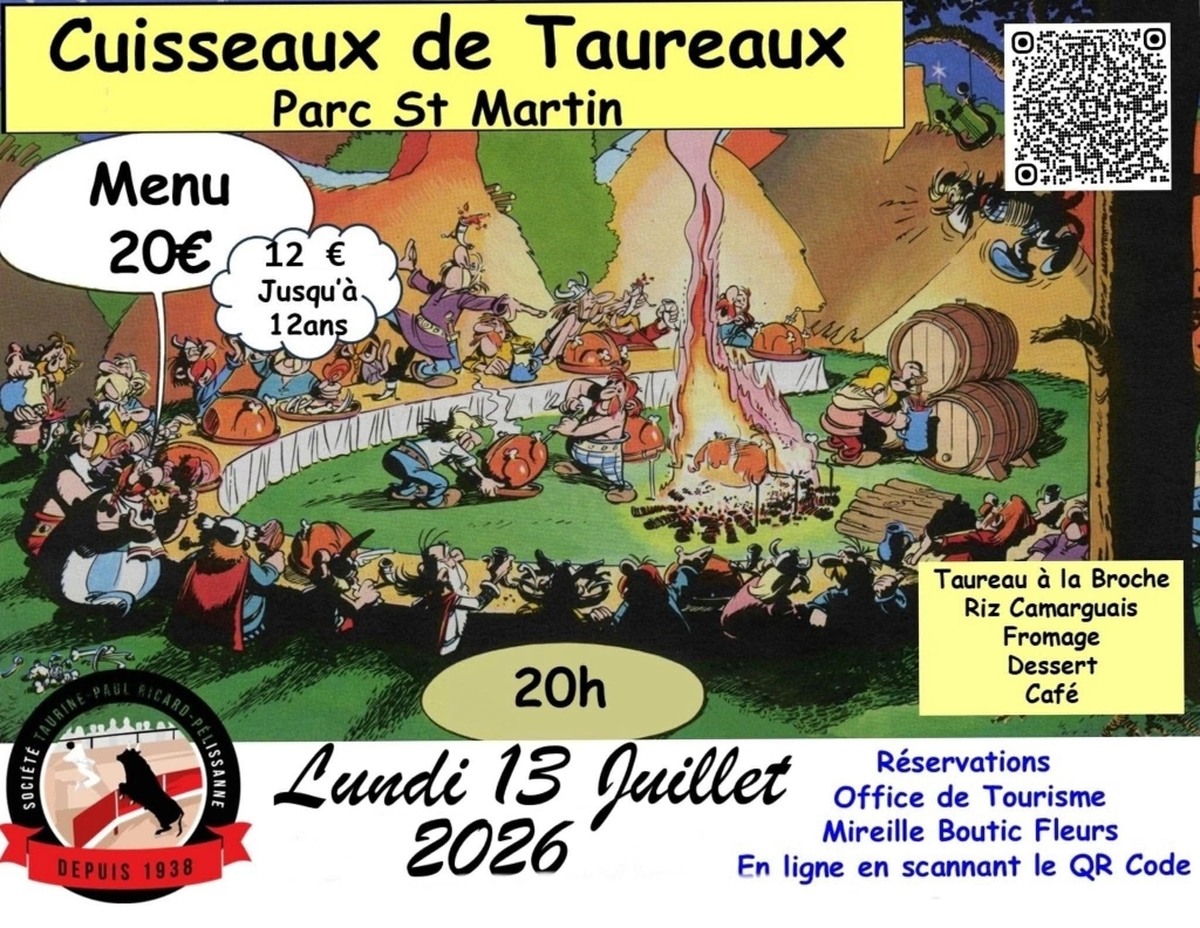 Cuisseaux de taureaux à la broche