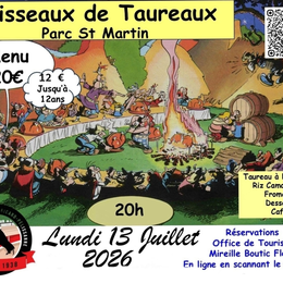 Cuisseaux de taureaux à la broche