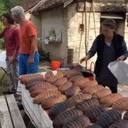 Cuisson au four à bois