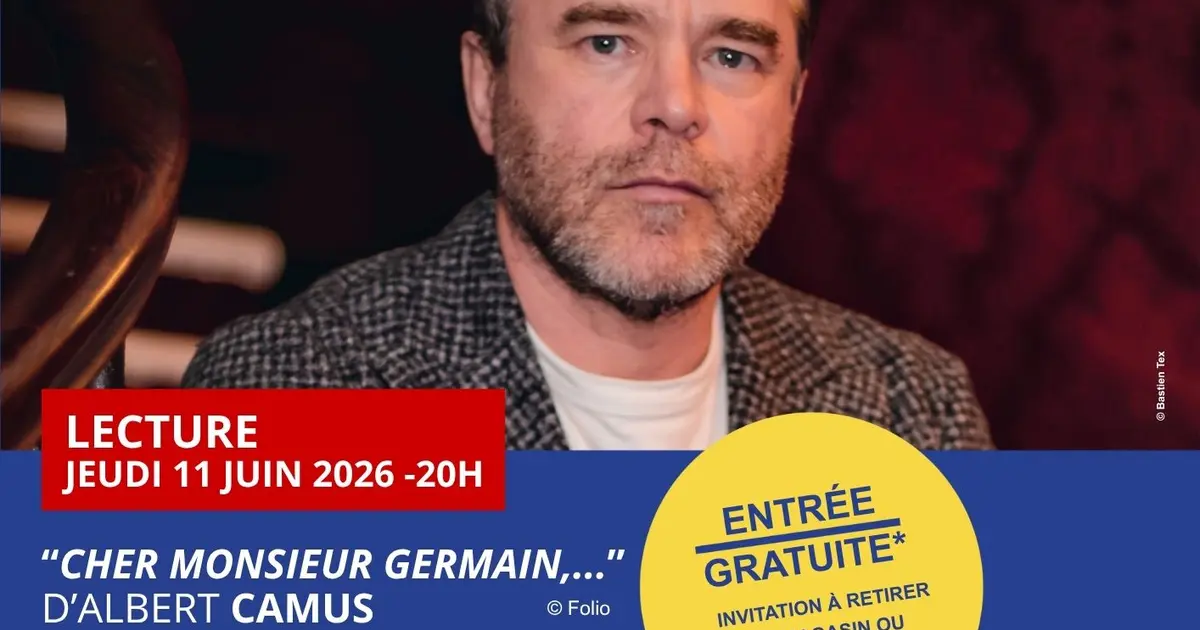 Culturissimo 2026 : Lecture de Guillaume de Tonquédec
