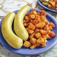 Currywurst du marché de Noël de Mulhouse : goûtée et validée à la Boucherie Orion DR