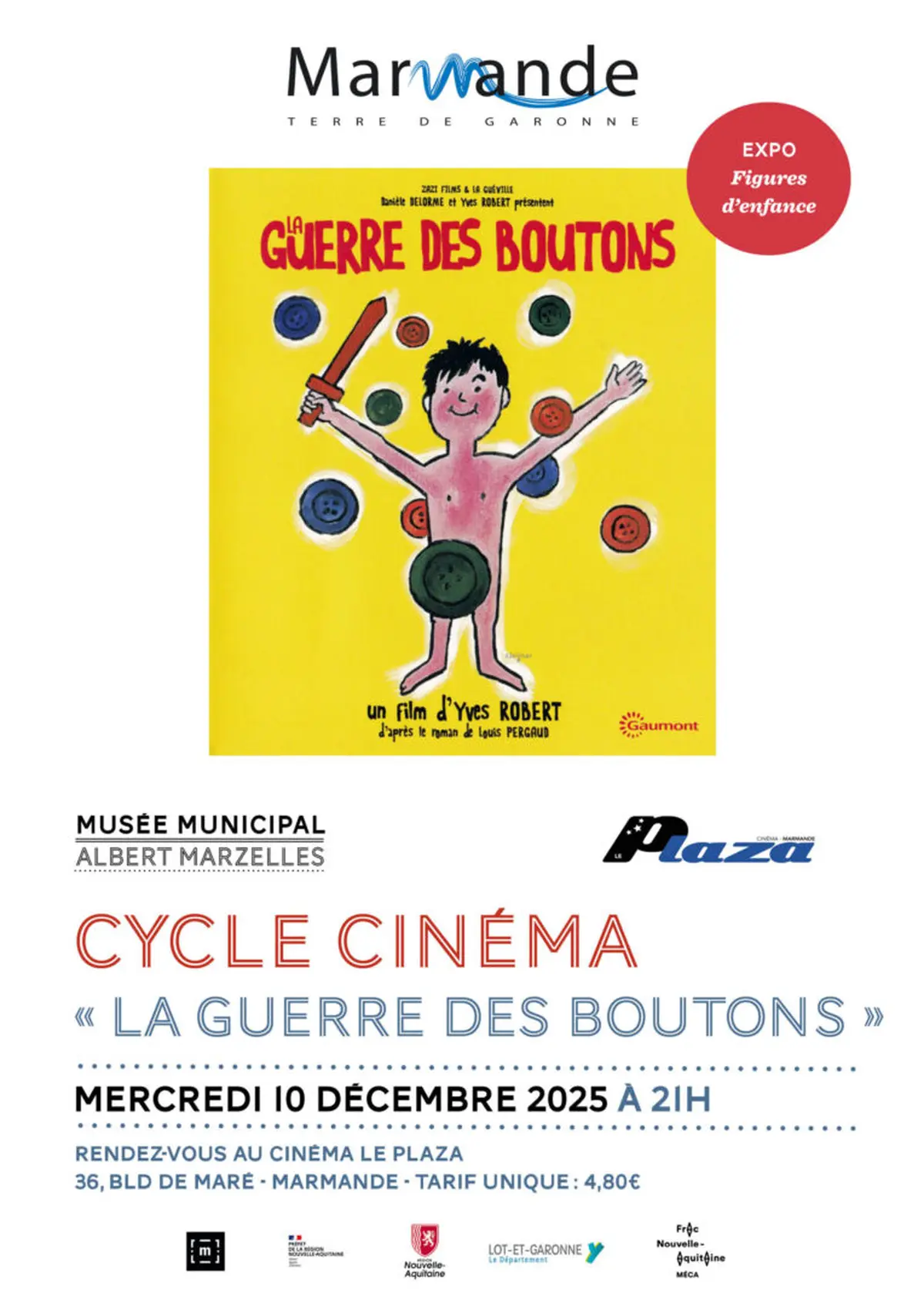 Cycle Cinéma du Musée Marzelles
