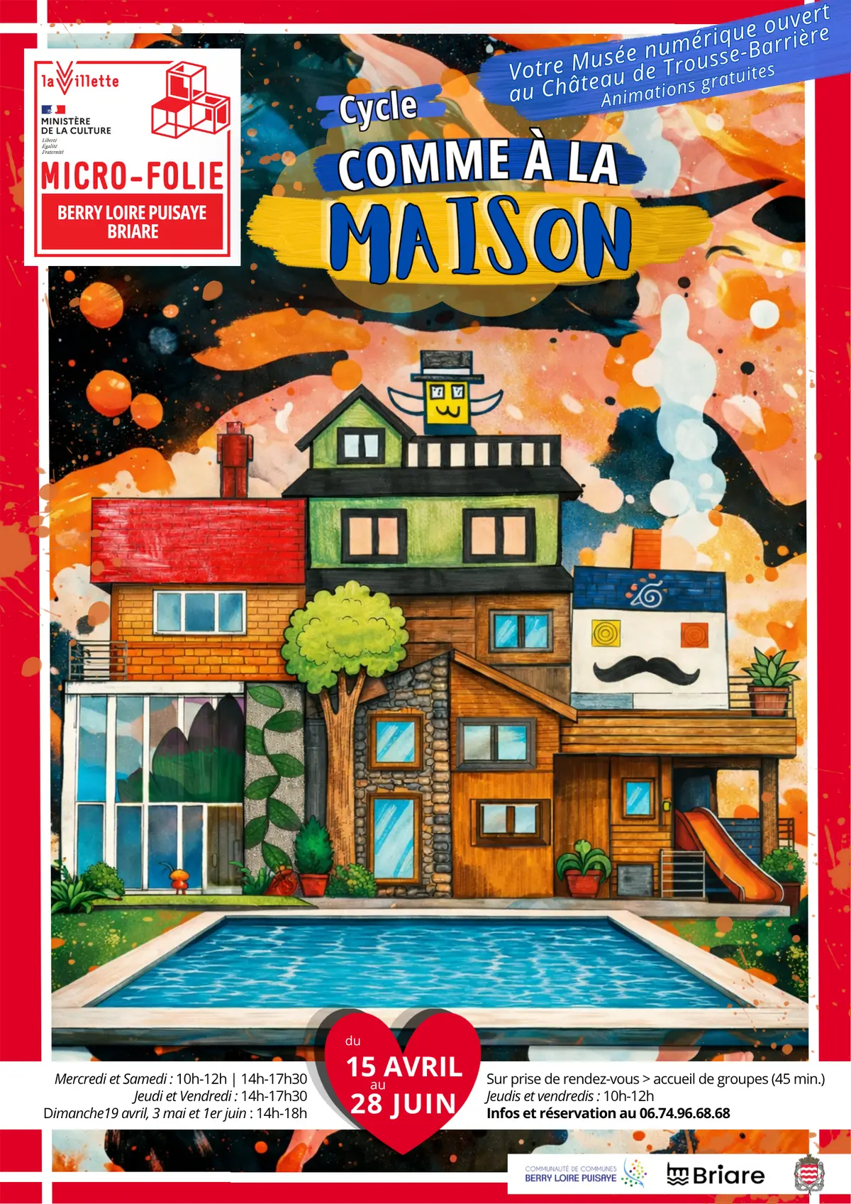 Cycle Comme à la maison à la Micro-Folie Berry Loire Puisaye