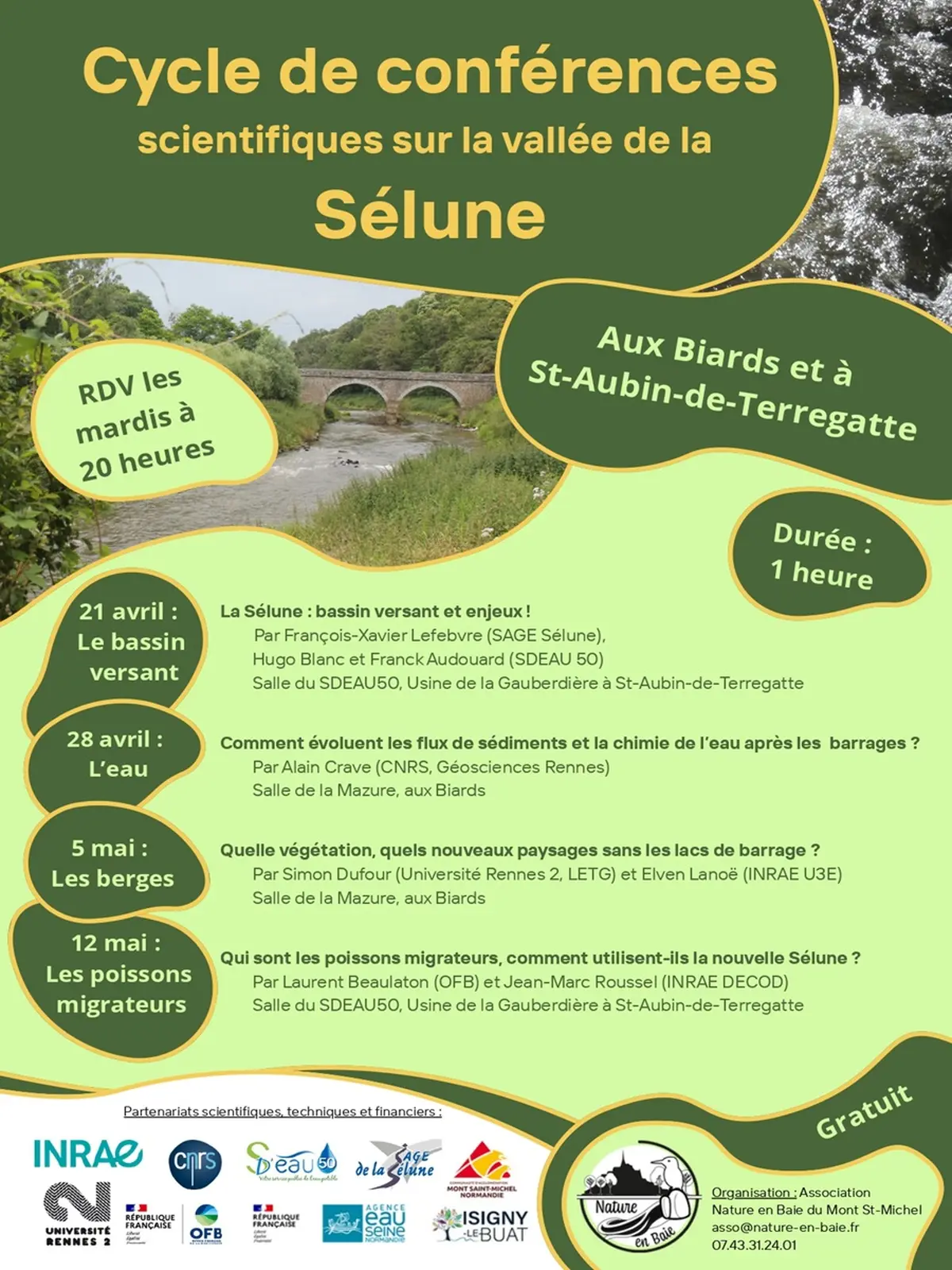 Cycle de conférences : Quelle végétation, quels nouveaux paysages sans les lacs de barrage ?