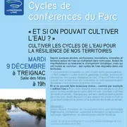 Cycles de conférences du Parc | Et si on pouvait cultiver l'eau ? par Simon Ricard