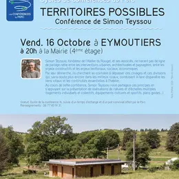 Cycles de conférences du Parc | TERRITOIRES POSSIBLES par Simon Teyssou