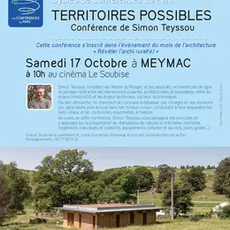Cycles de conférences du Parc | TERRITOIRES POSSIBLES par Simon Teyssou