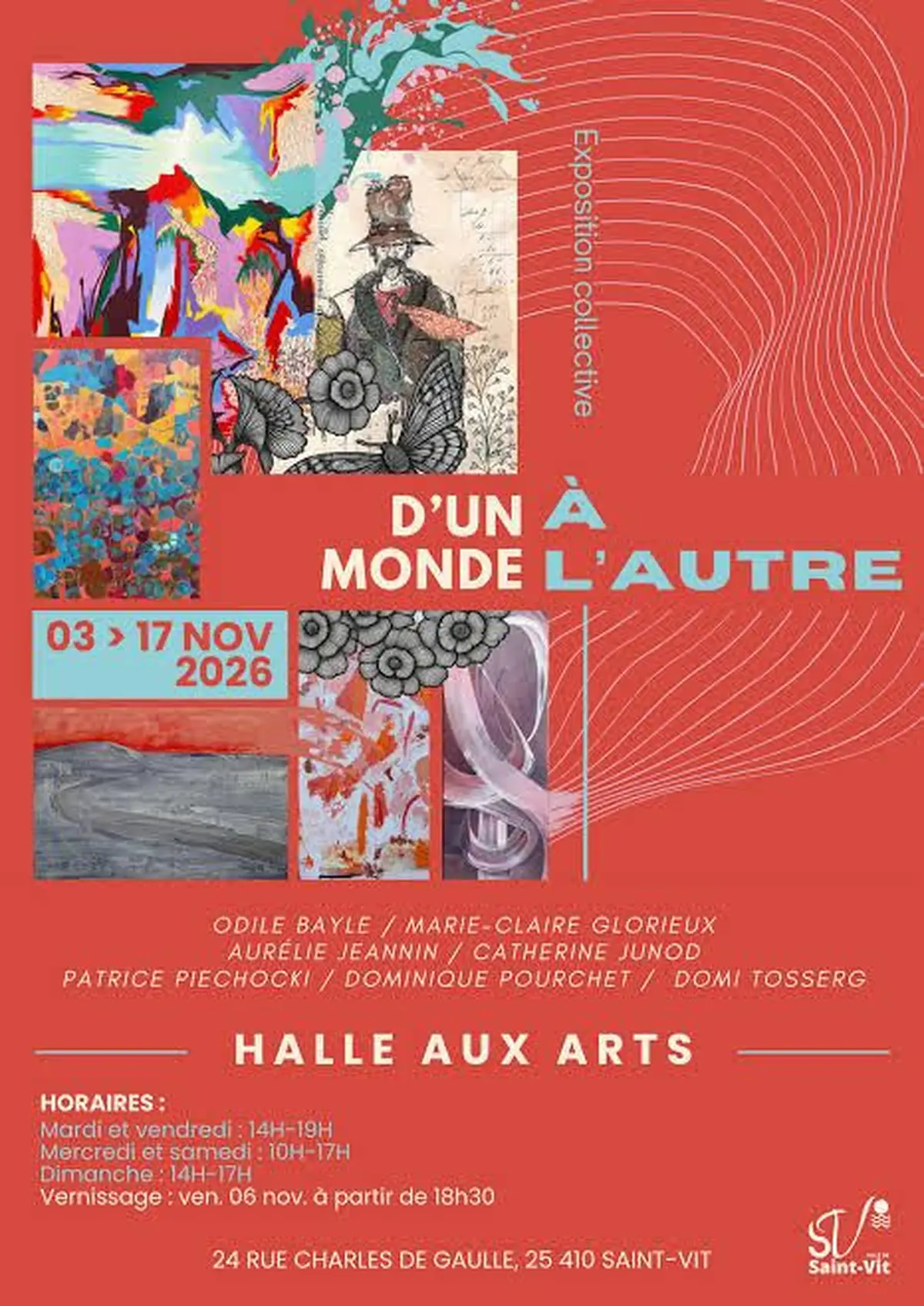 D'un Monde à l'Autre : une exposition gratuite de peintures et sculptures à Saint-Vit