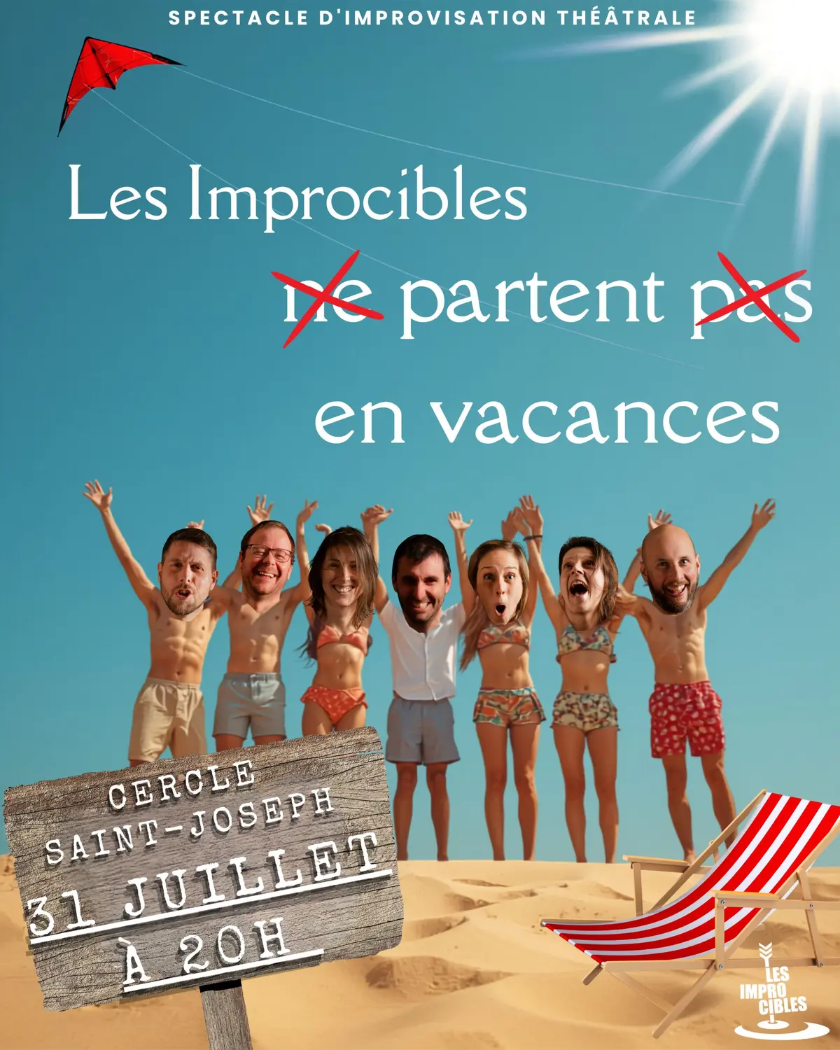 Les Improcibles (ne) partent (pas) en vacances - Spectacle d'impro 