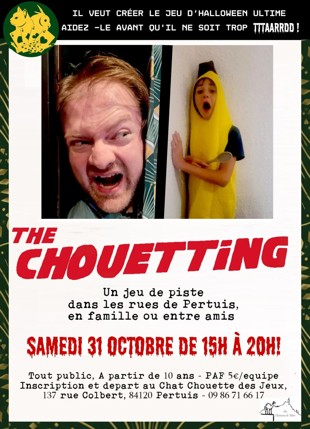 Jeu de piste d'halloween - The chouetting