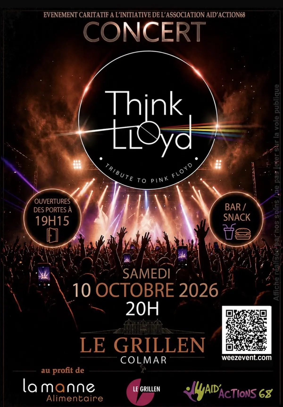 Concert Think Lloyd tribute Pink Floyd 
