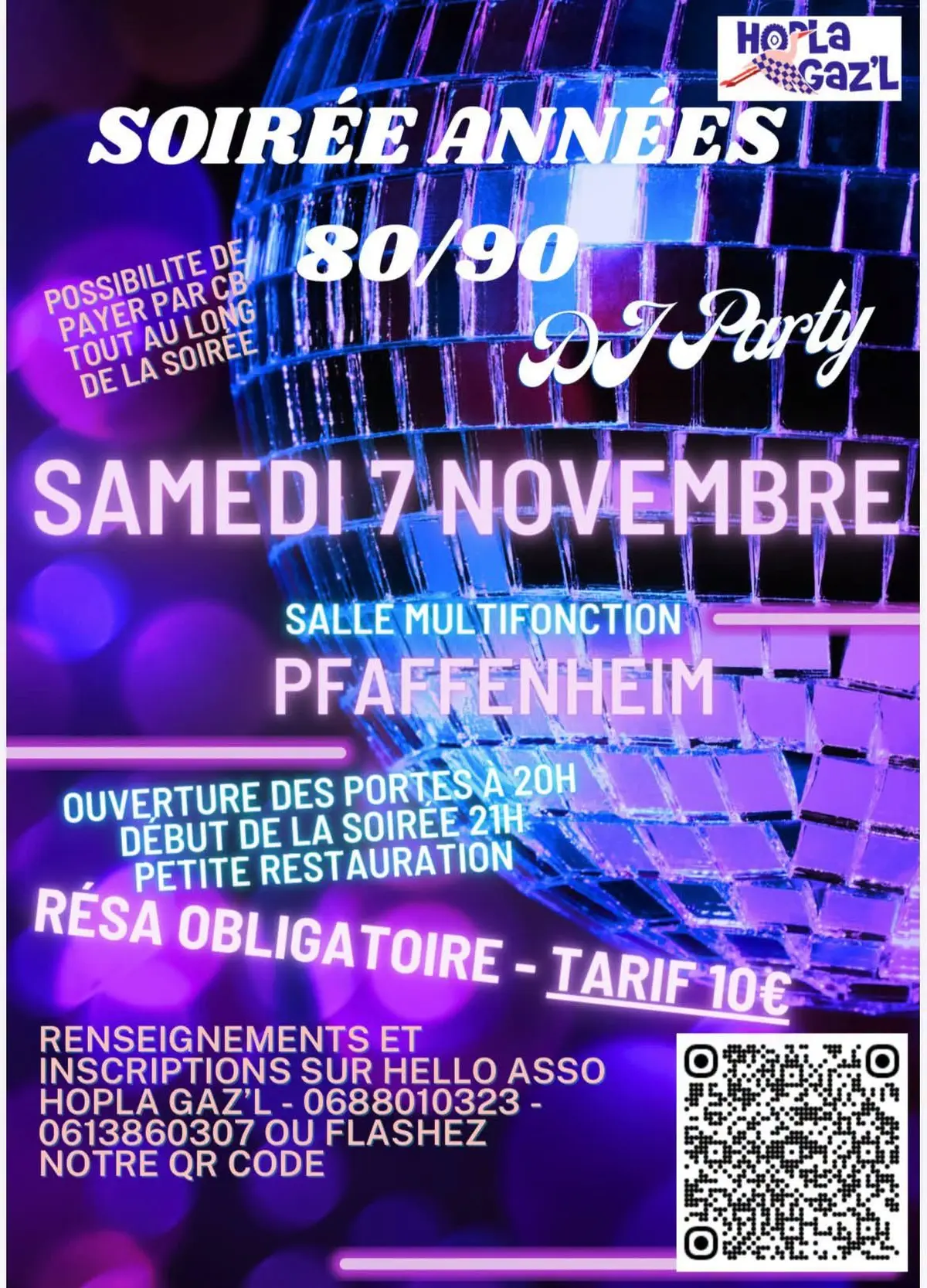 Soirée année 80