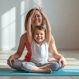 yoga parent enfant avec Peggy Blanchard 
