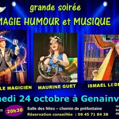 Festival Césarts-soirée magie-humour-musique