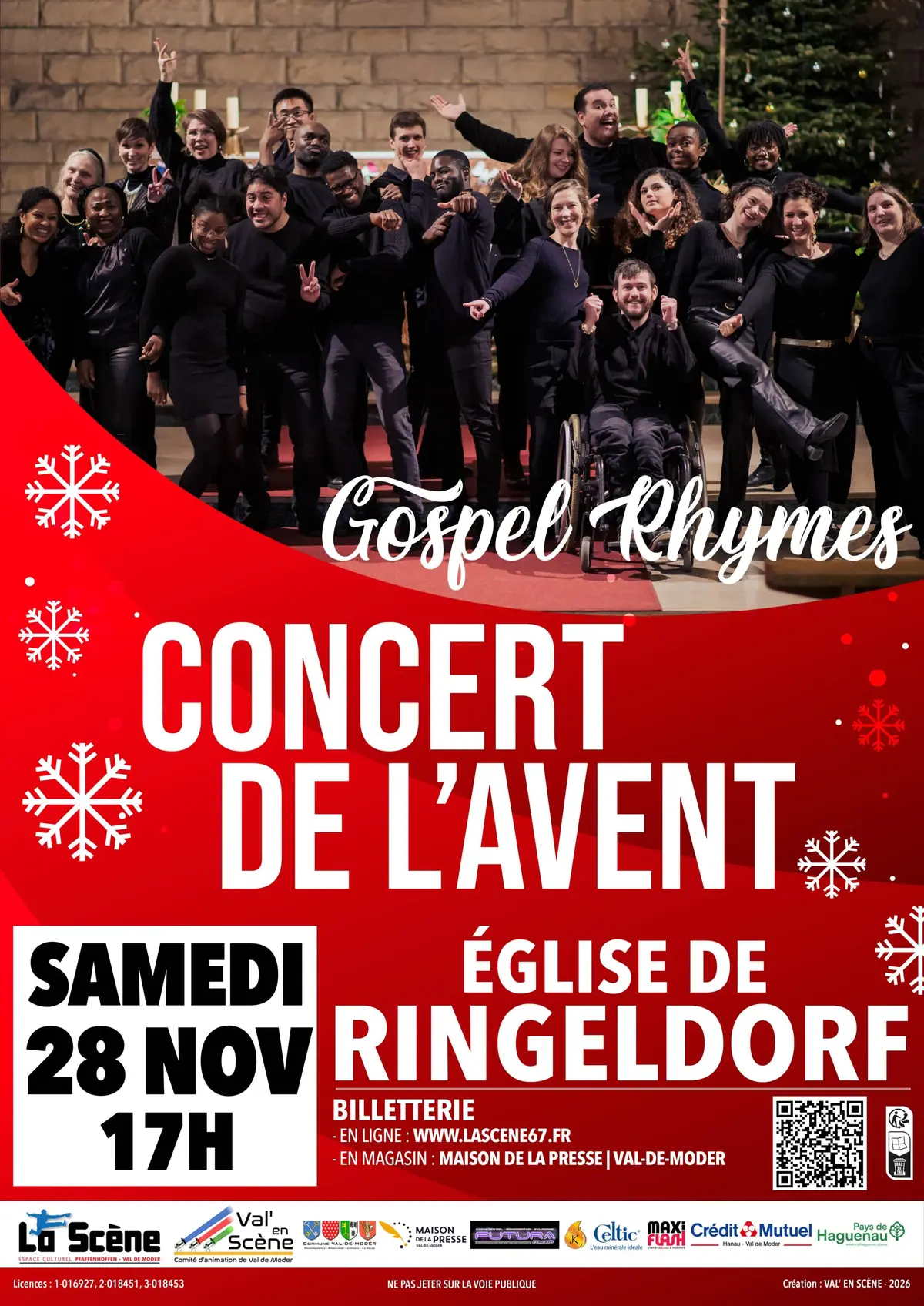 Concert de l’Avent avec Gospel Rhymes