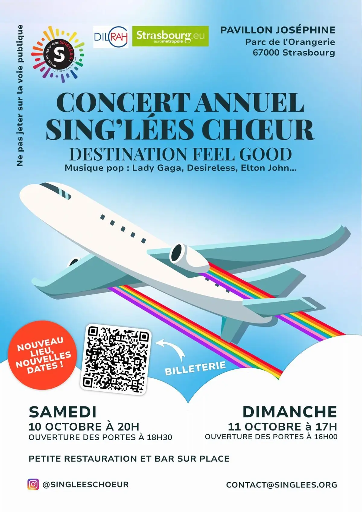 Concert annuel des Sing’lées : DESTINATION FEEL GOOD