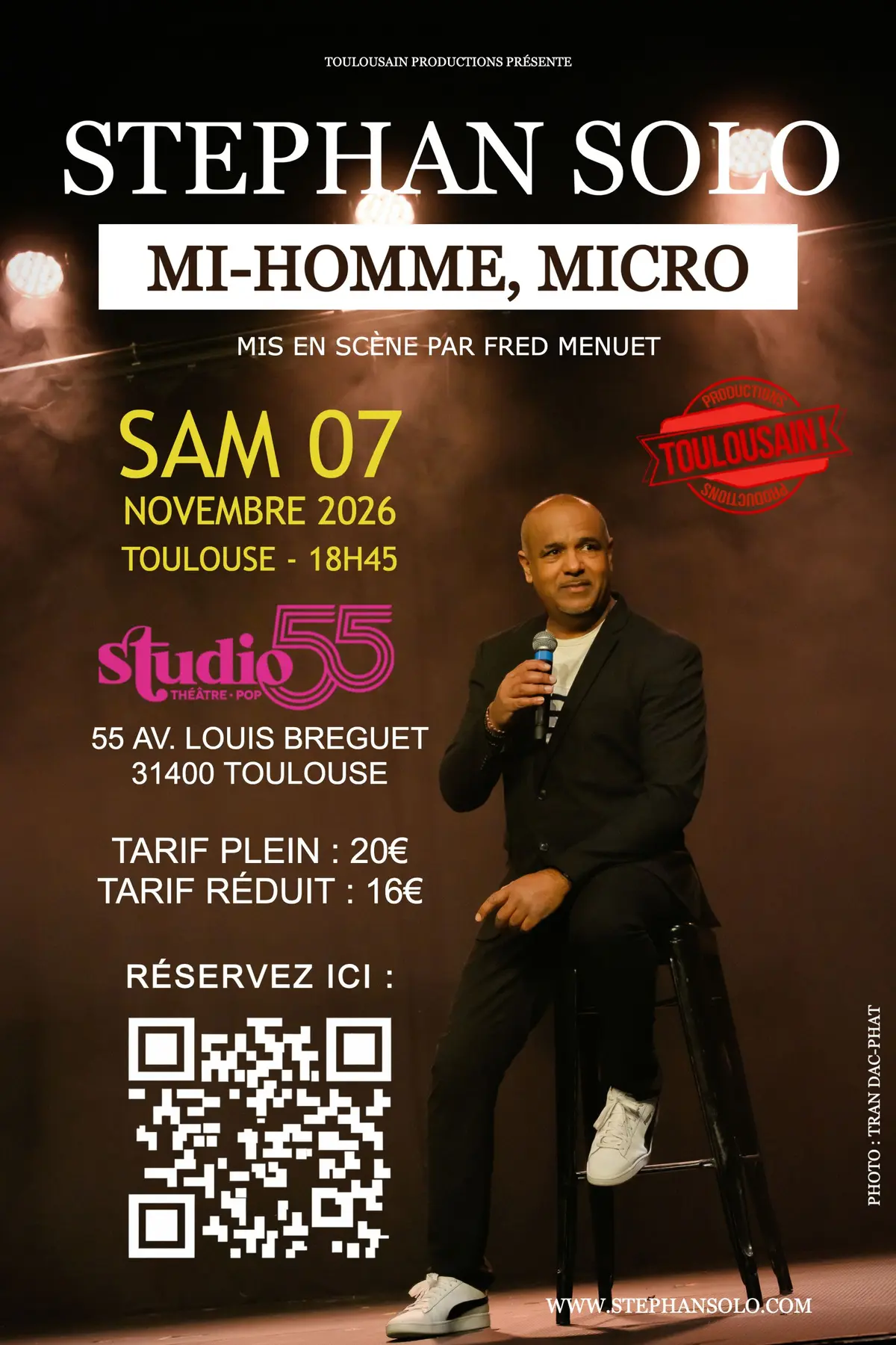 Stephan Solo dans MI-HOMME, MICRO (Humour et Human Beatbox)