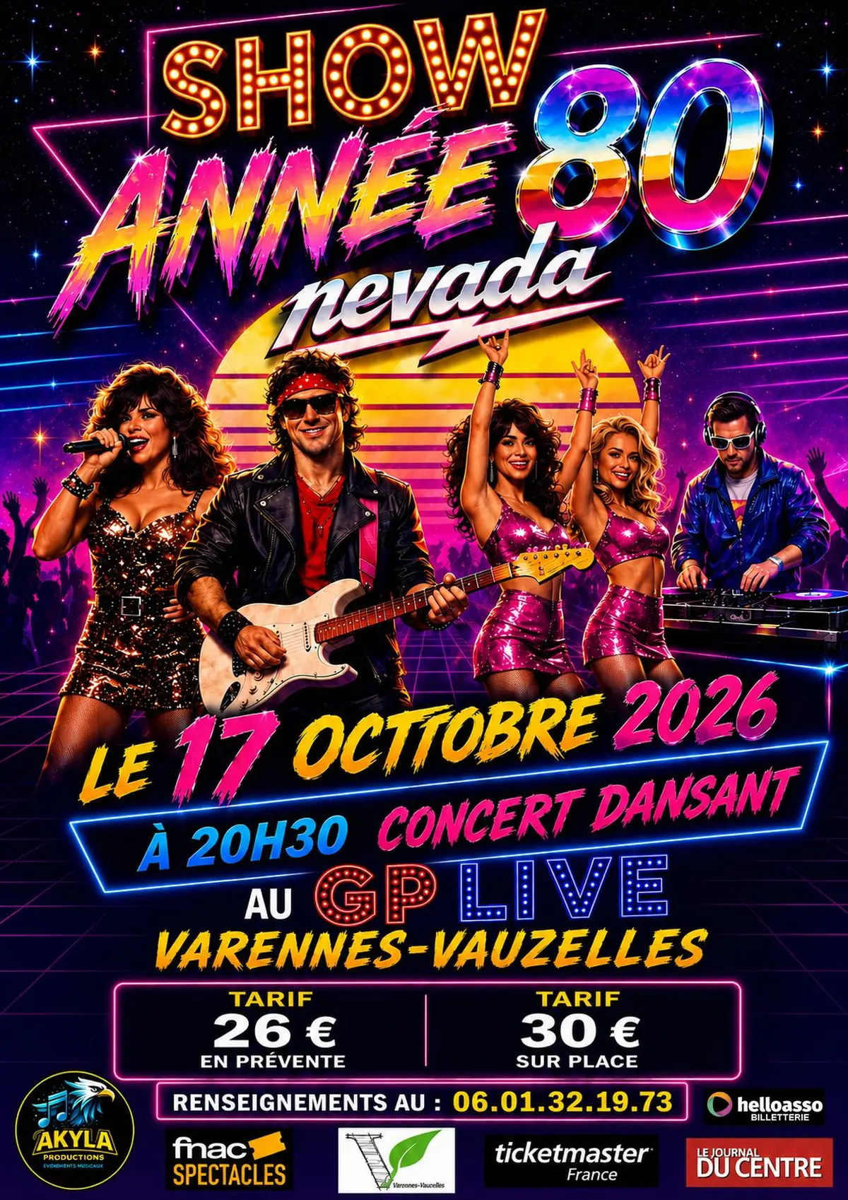LE SHOW 100 % ANNÉES 80 ! par NEVADA