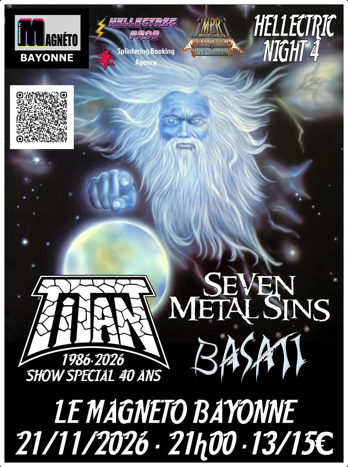 Titan + Seven Metal Sins + Basati - Hellectric Night 5