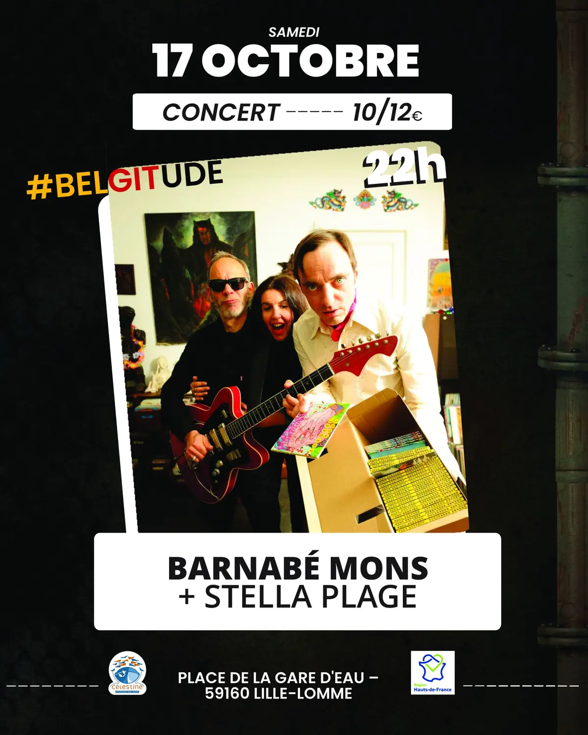 Concert - Barnabé Mons + Stella Plage