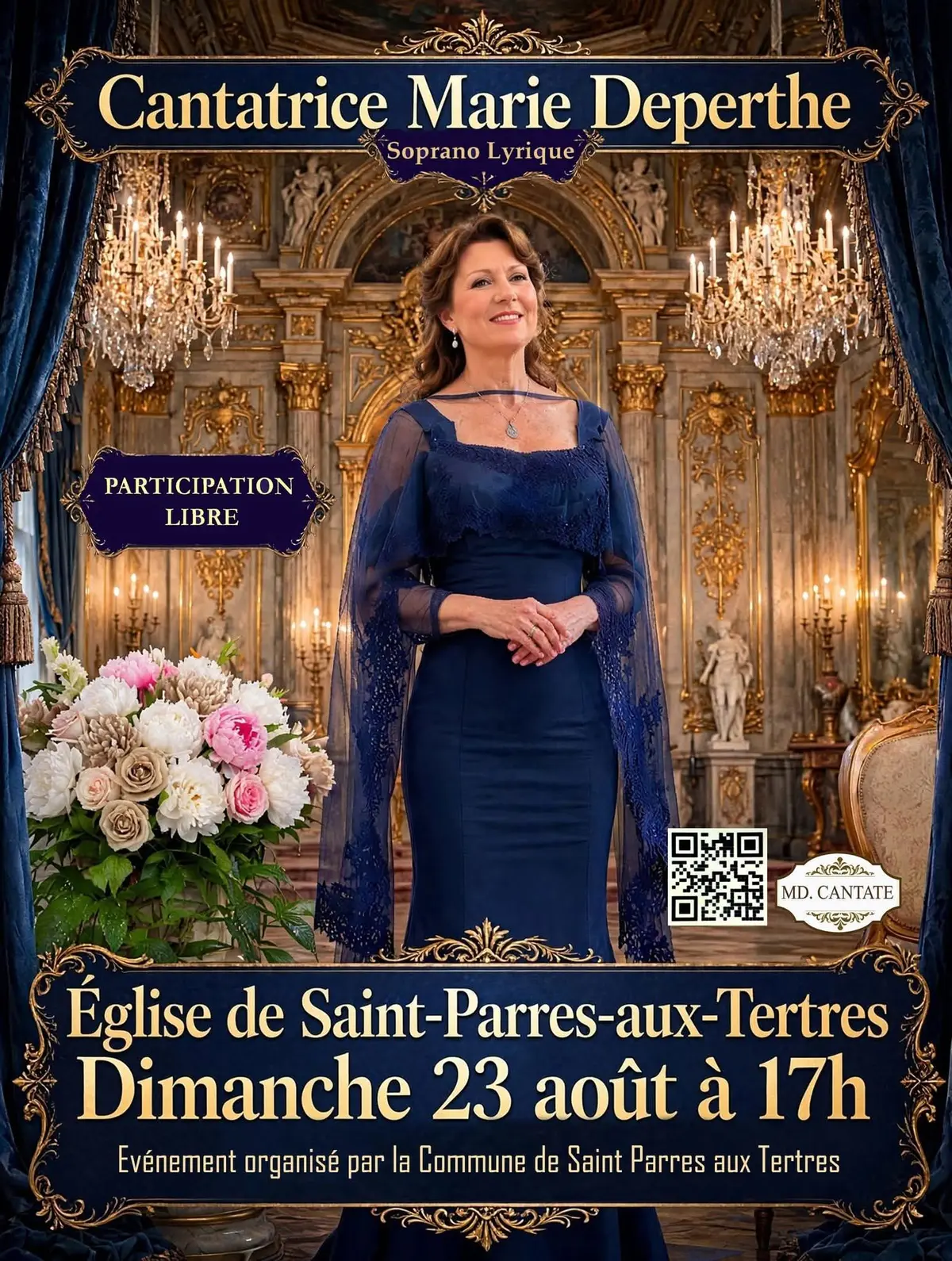 Marie deperthe artiste soprano, cantatrice