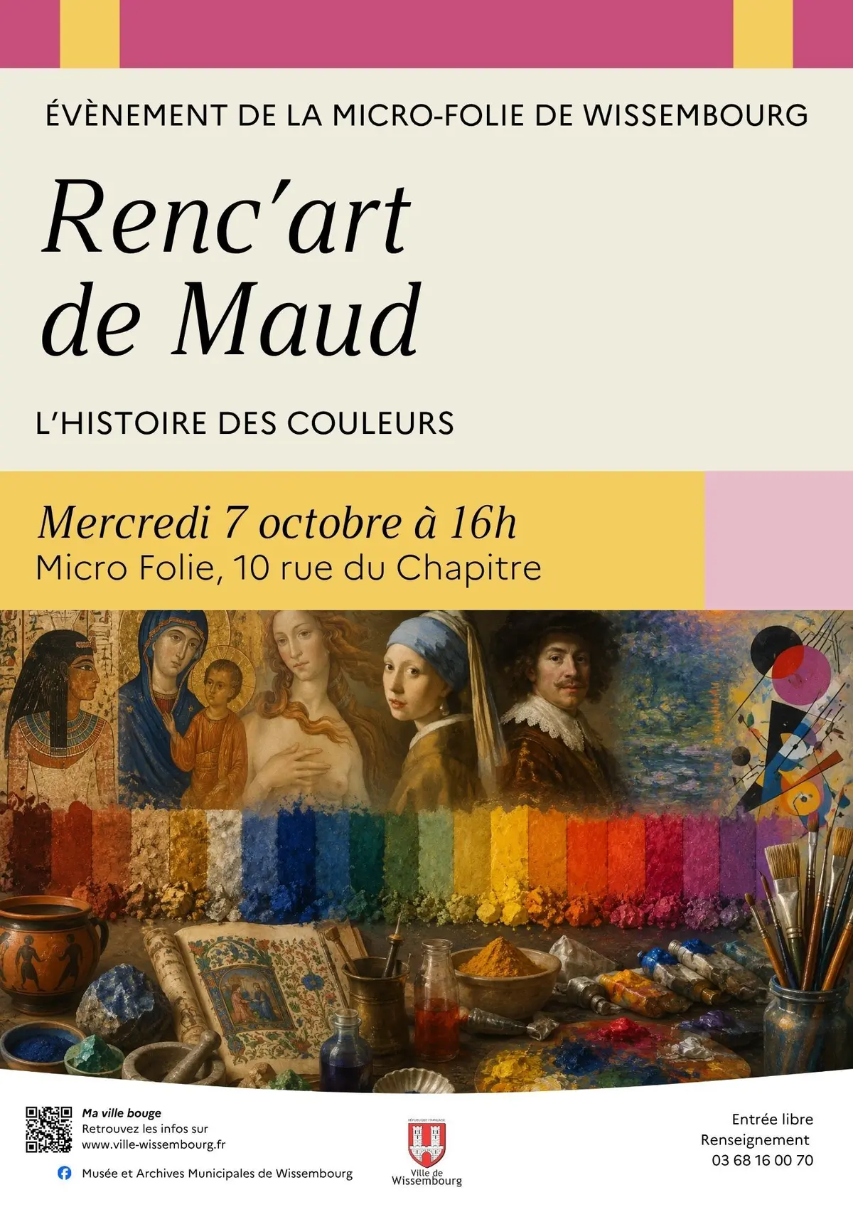 Renc'Art de Maud : L'histoire des couleurs