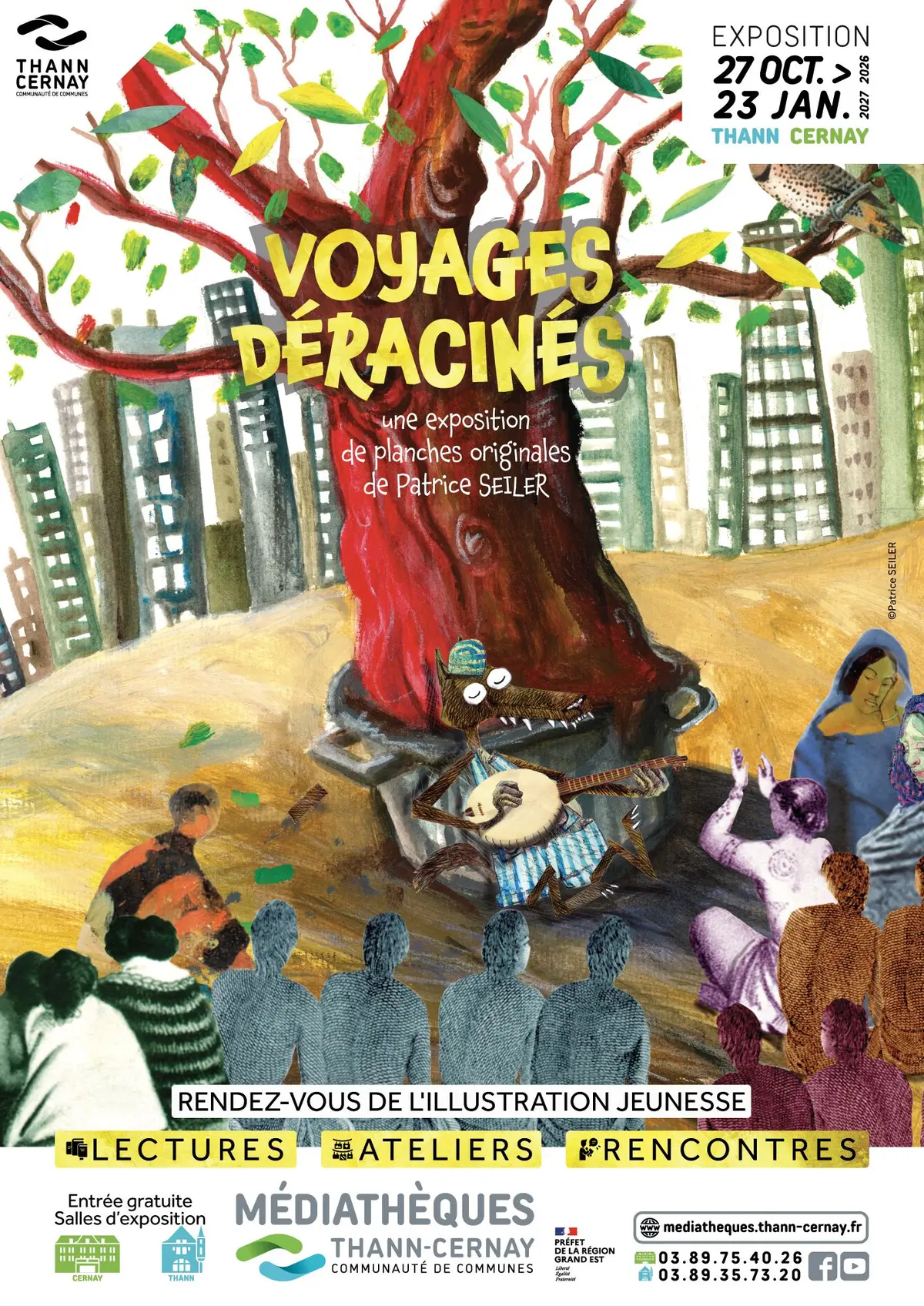 Exposition Voyages déracinés