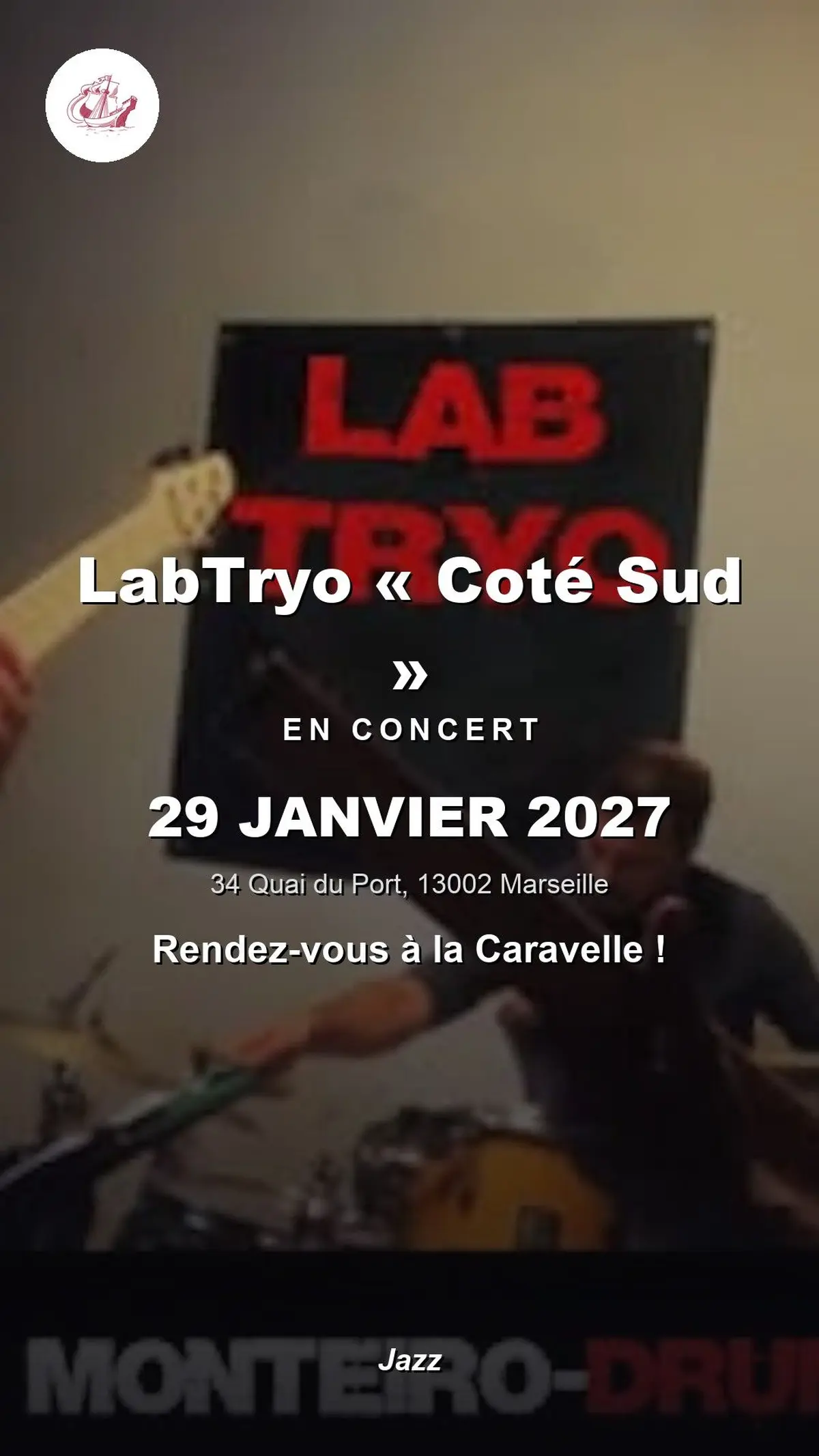 LabTryo « Côté Sud » en concert à La Caravelle