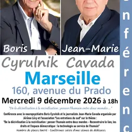 Conférence Boris Cyrulnik - Jean-Marie Cavada - Marseille