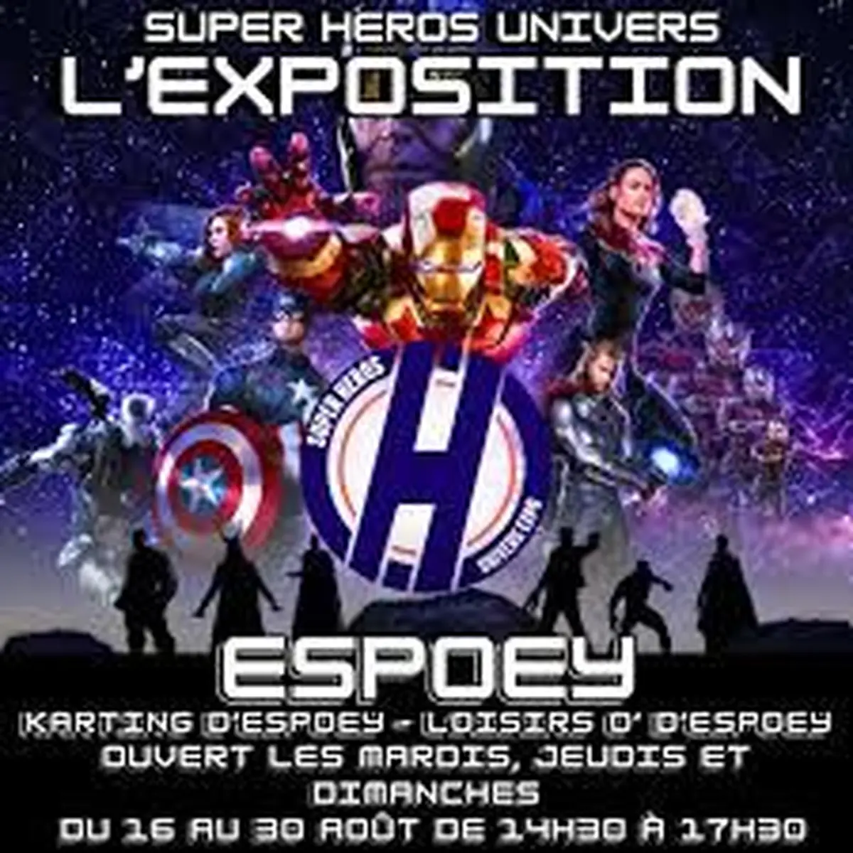 Super-héros et dinosaures expo
