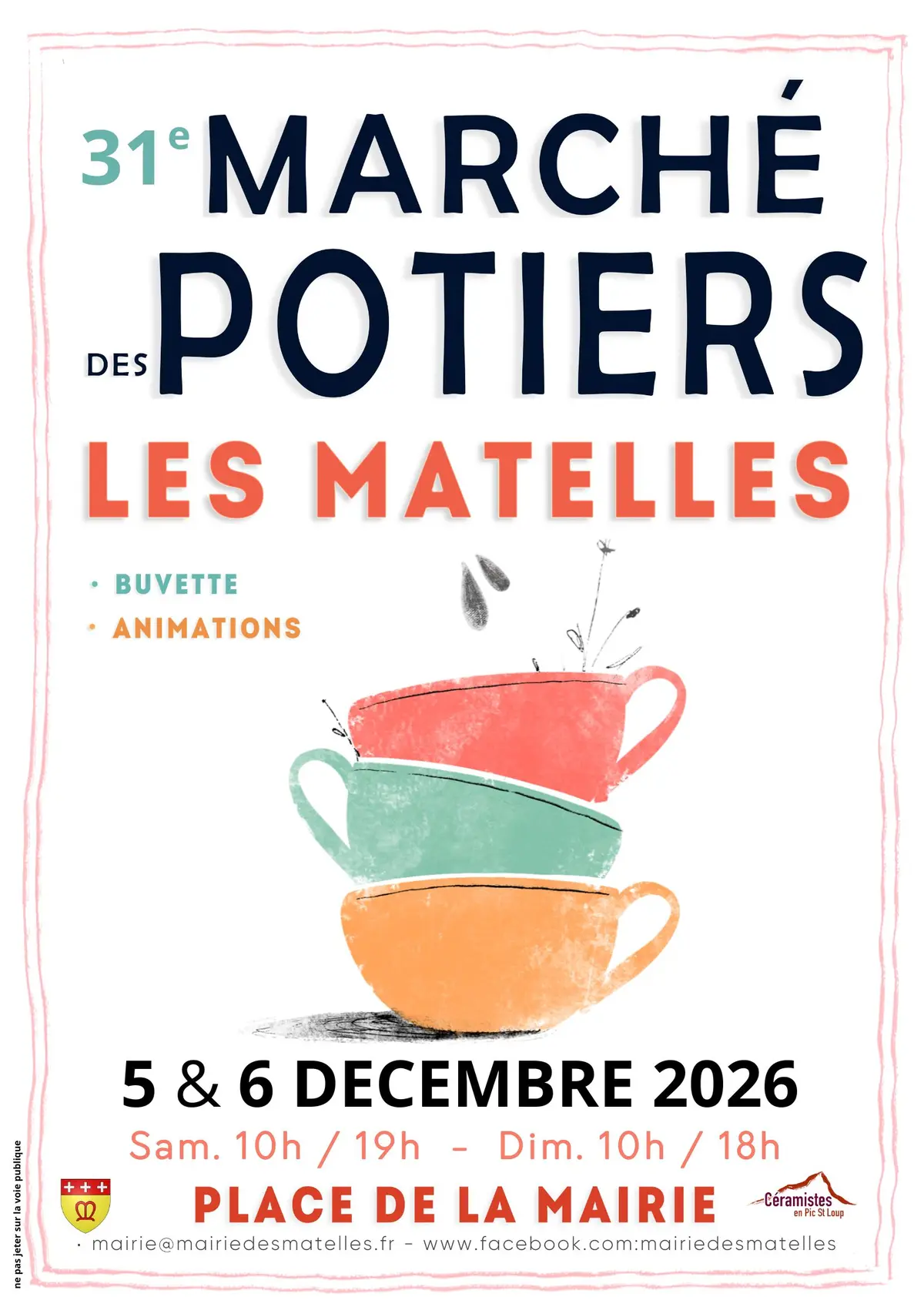 Marché des potiers des Matelles