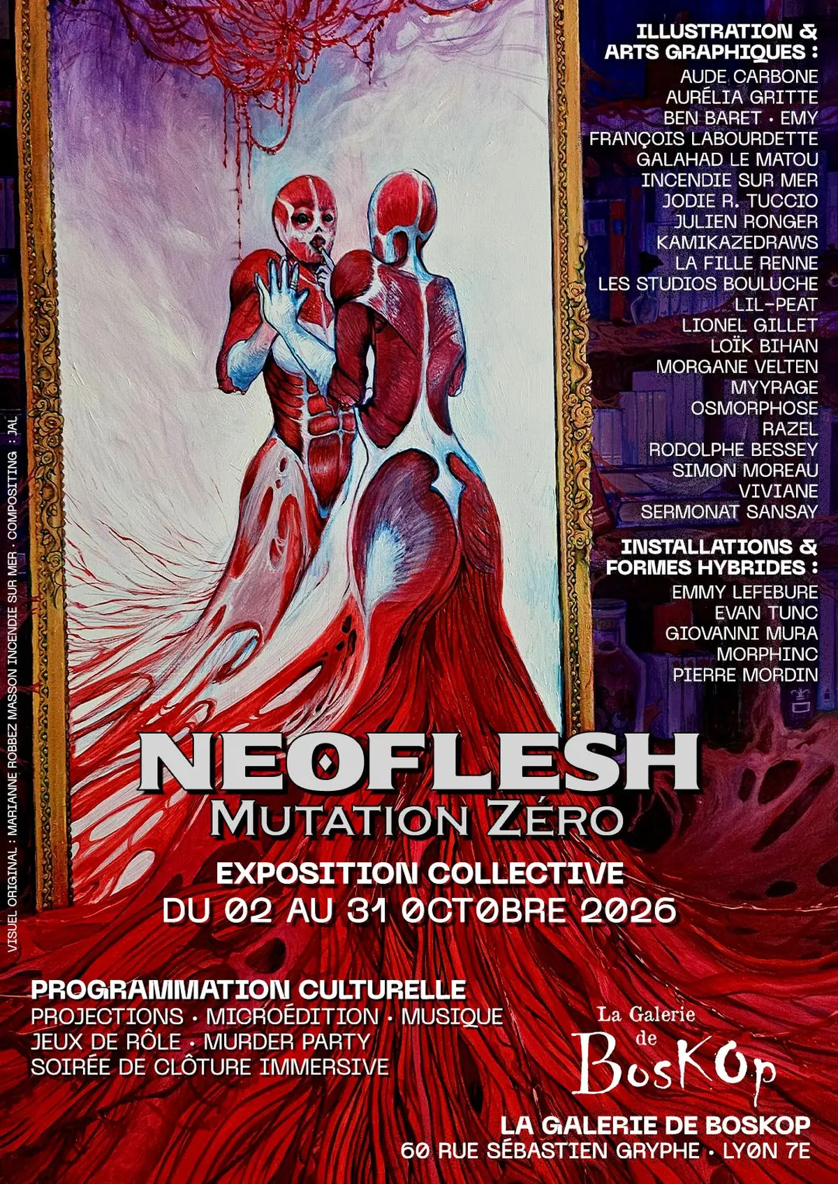 Exposition collective NEOFLESH - Mutation Zéro 