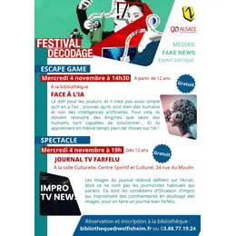 Spectacle d'imp'o Journal TV farfelu - Dans le cadre du Festival Décodage