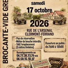 28e vide grenier brocante du comité d' animation de la 13e BSMAT 