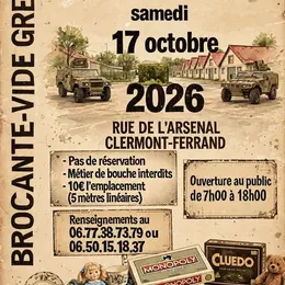 28e vide grenier brocante du comité d' animation de la 13e BSMAT 