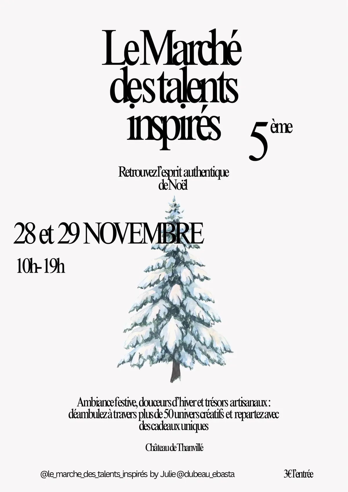 5ème édition du Marché des Talents Inspirés
