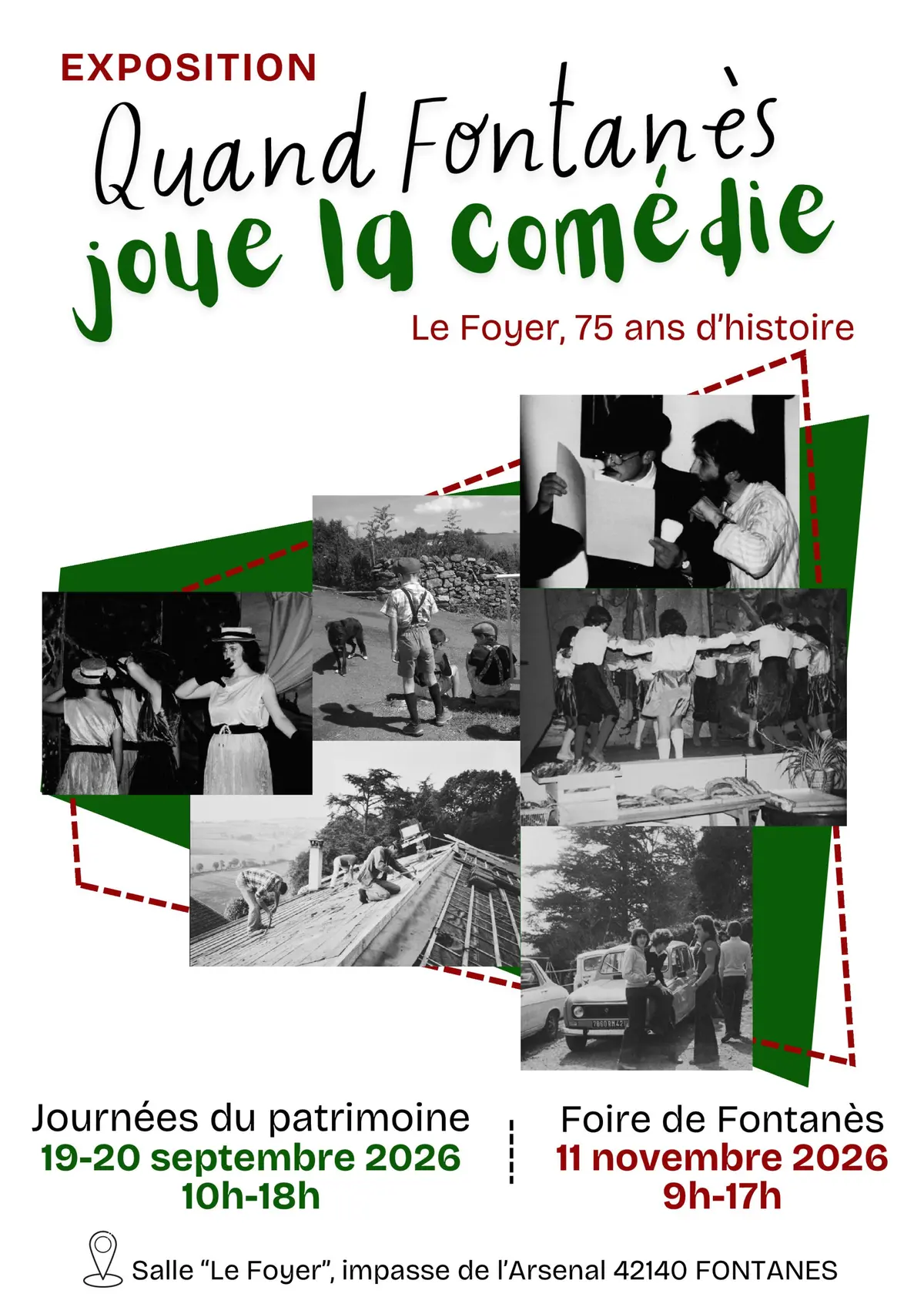 Exposition historique Quand Fontanès joue la comédie