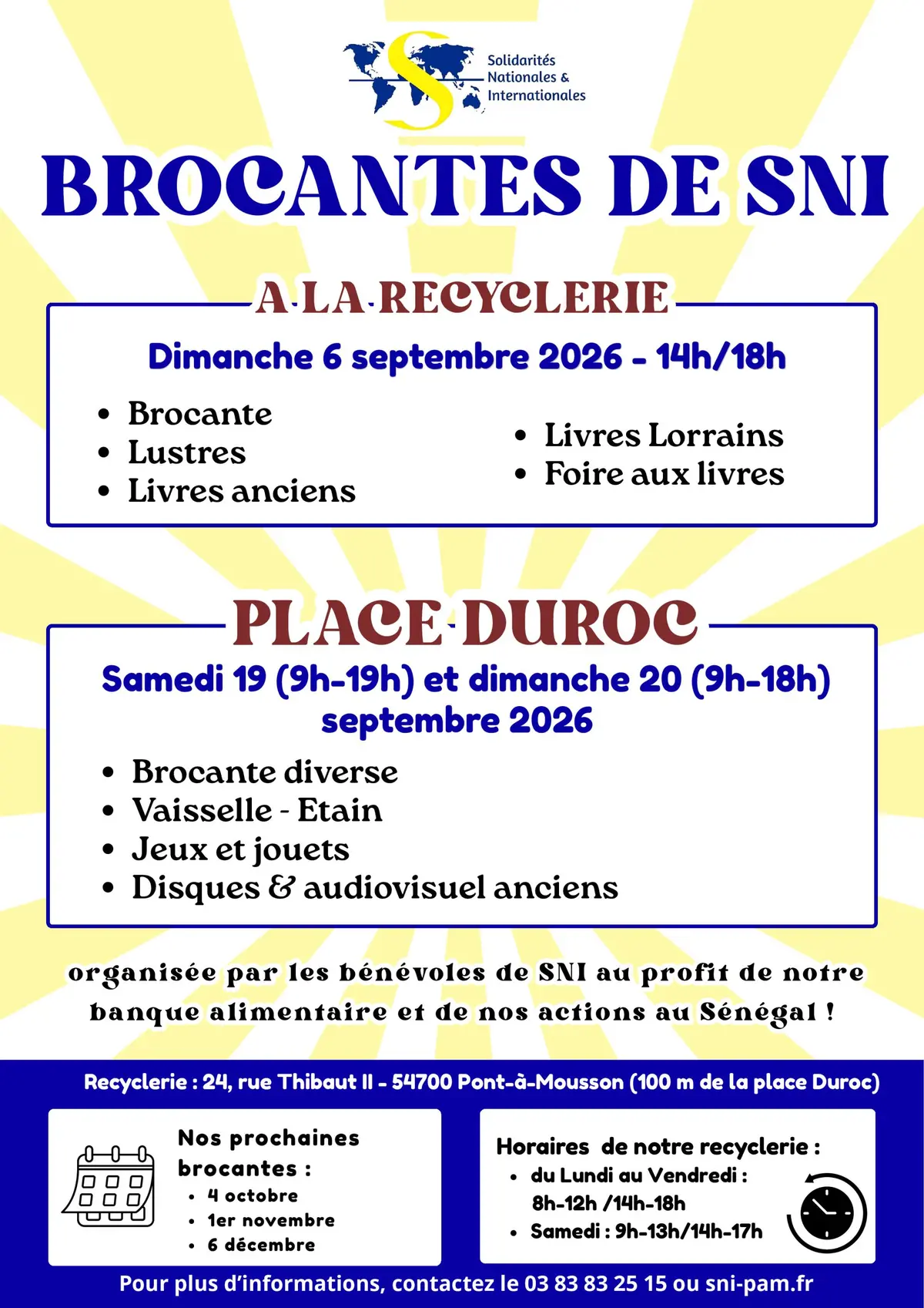 Brocante Place DUROC - SNI