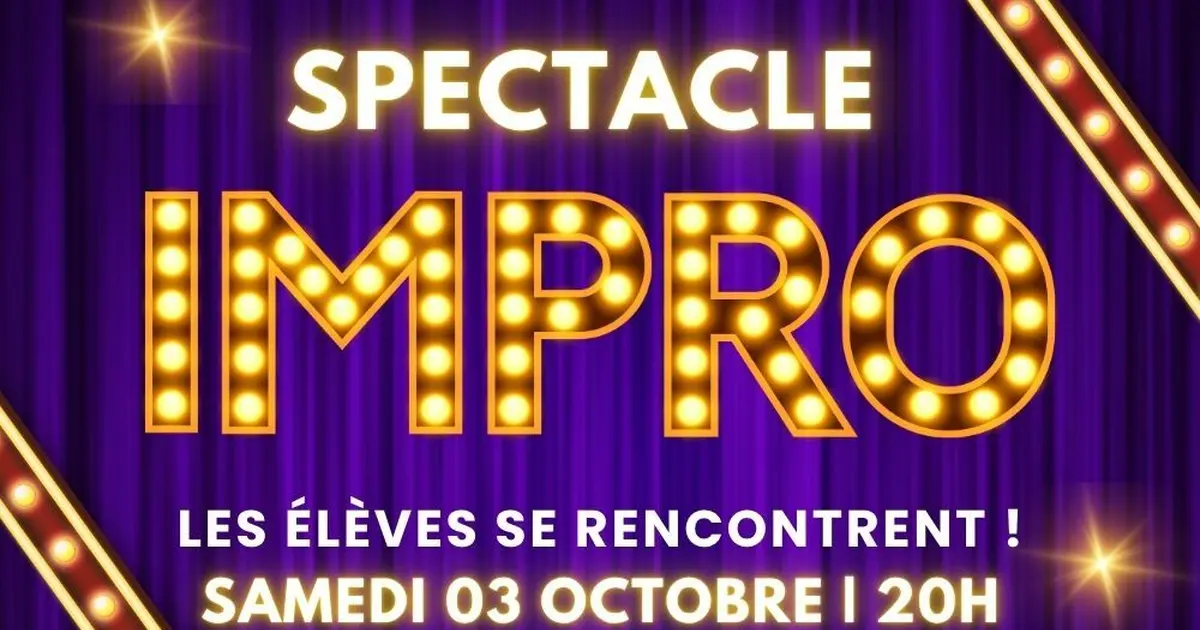 Spectacle de théâtre d'improvisation • Banana Impro x Croc' Impro